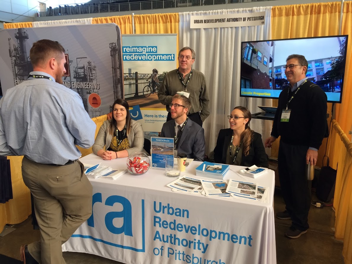 URA staff at the Brownfields Conference Booth