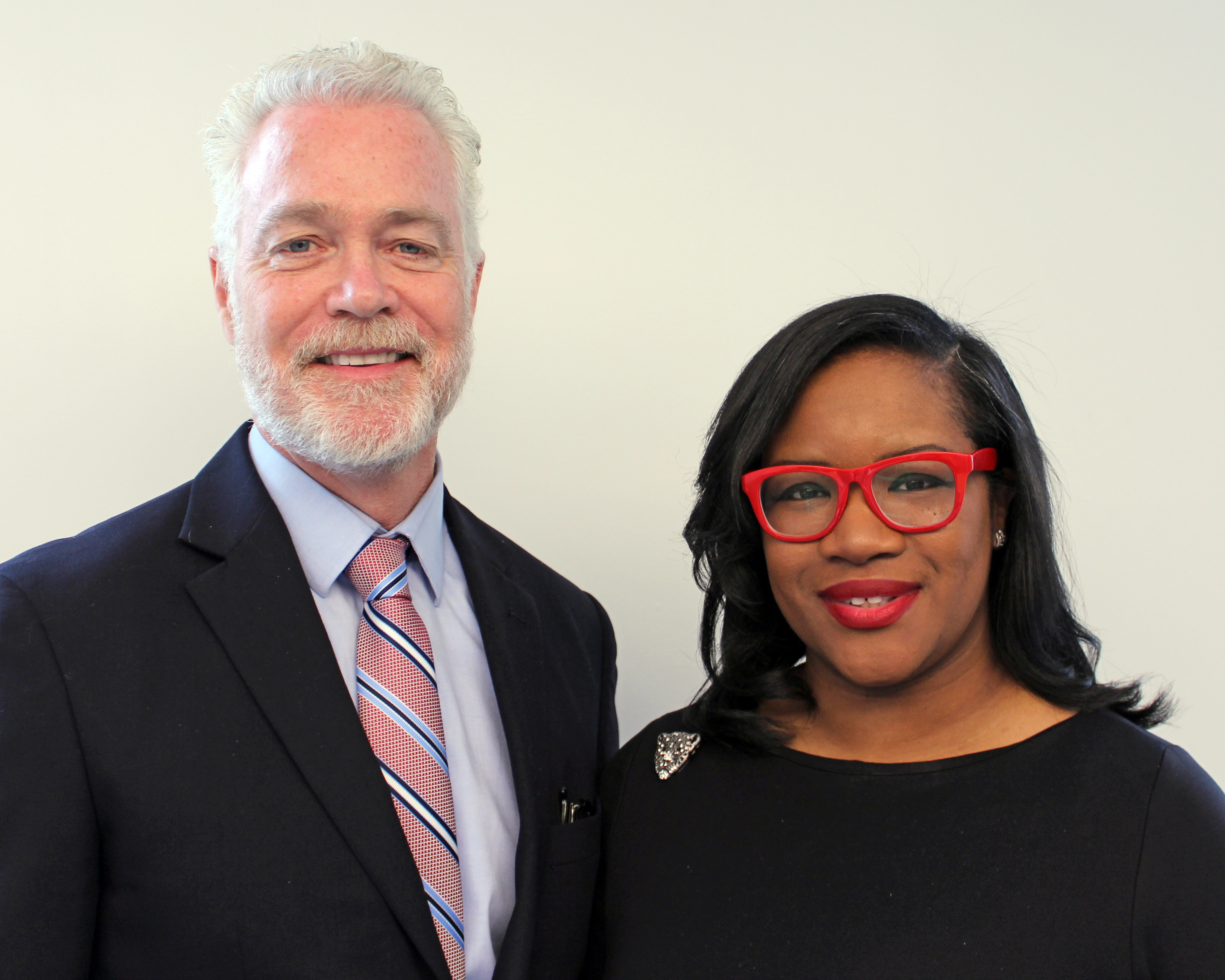 The URA's executive leadership, Greg Flisram and Diamonte Walker