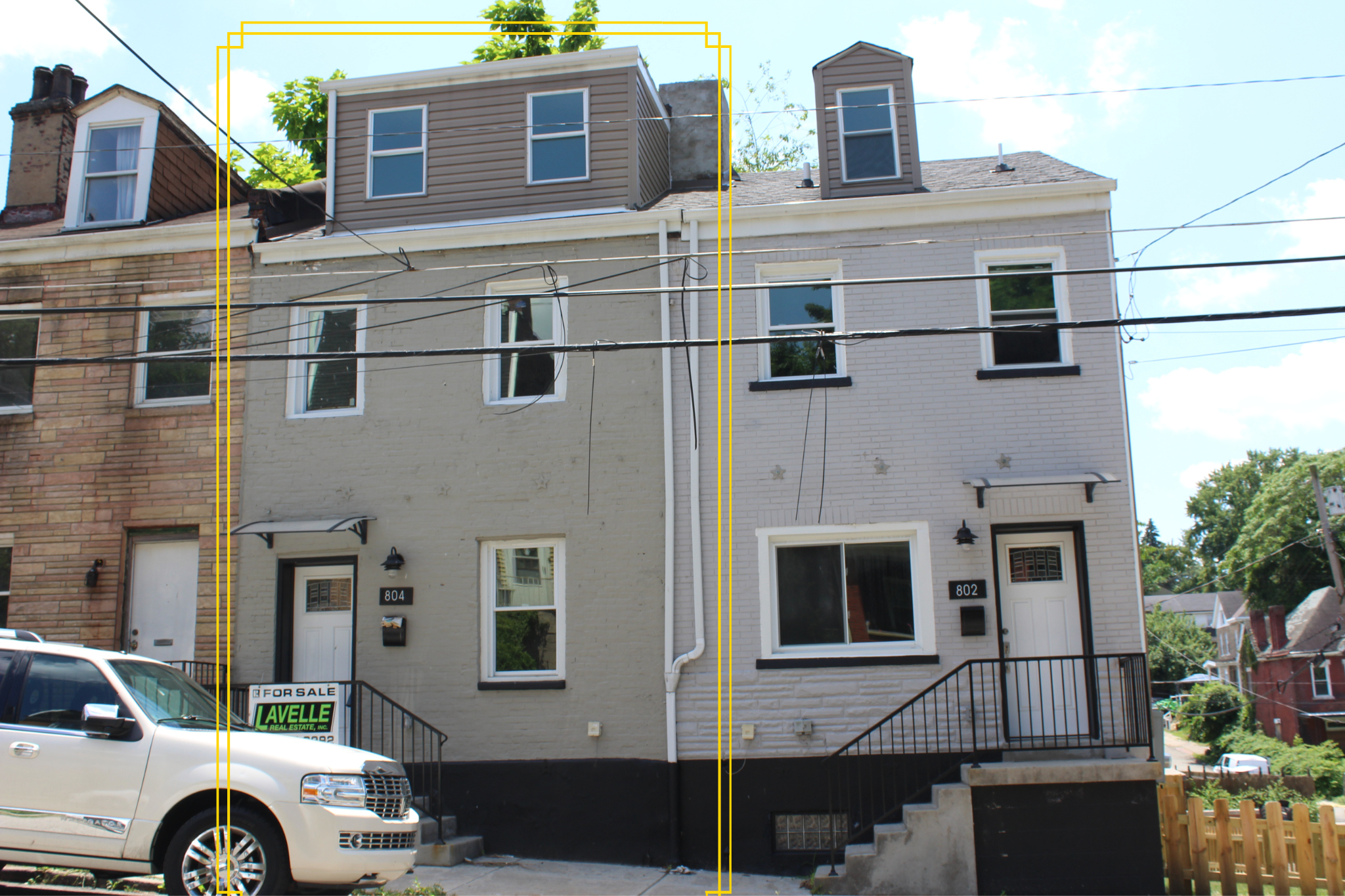 Front of 804 Bryn Mawr Road