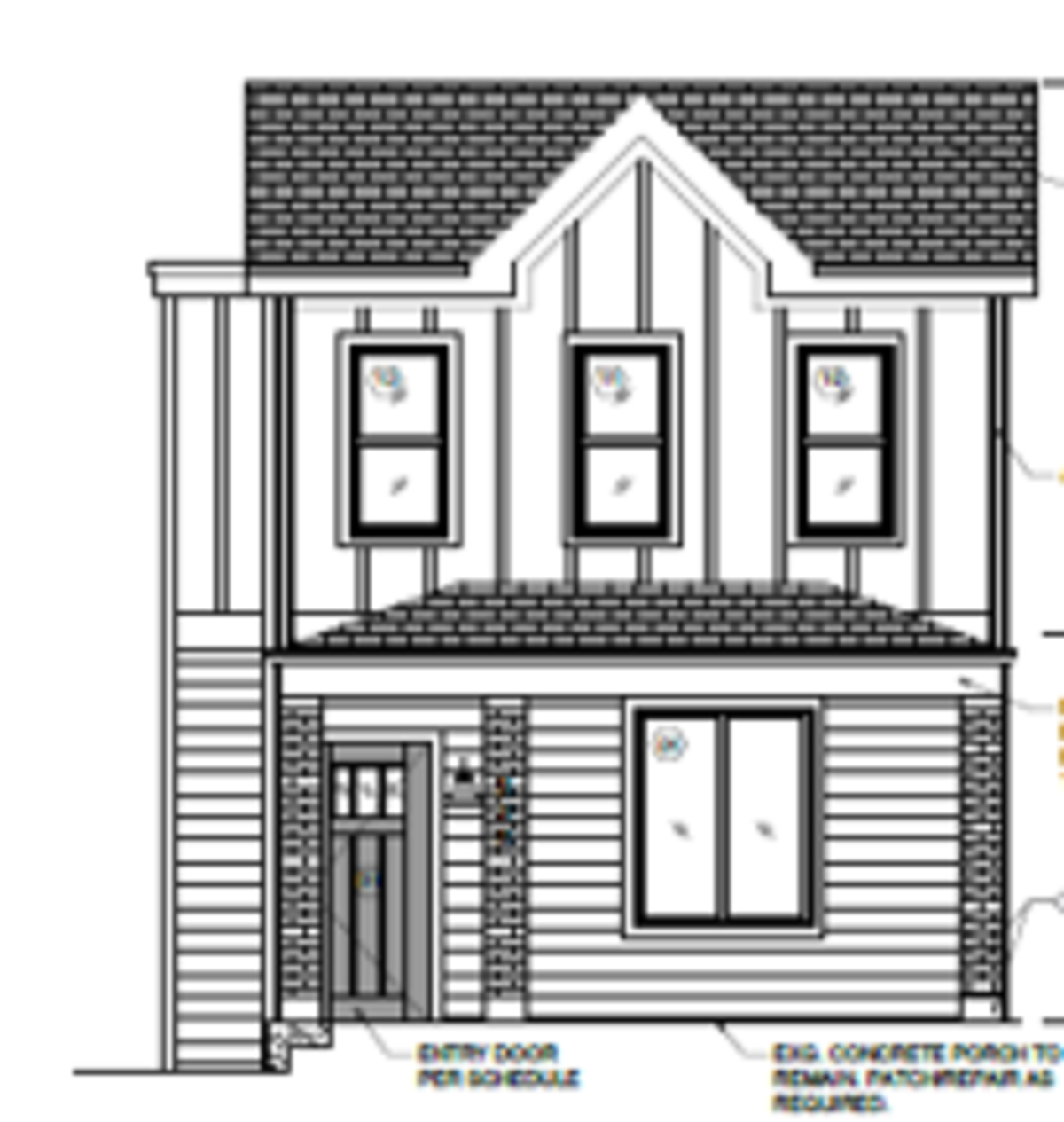 838 Eureka Street facade drawing- property is coming soon