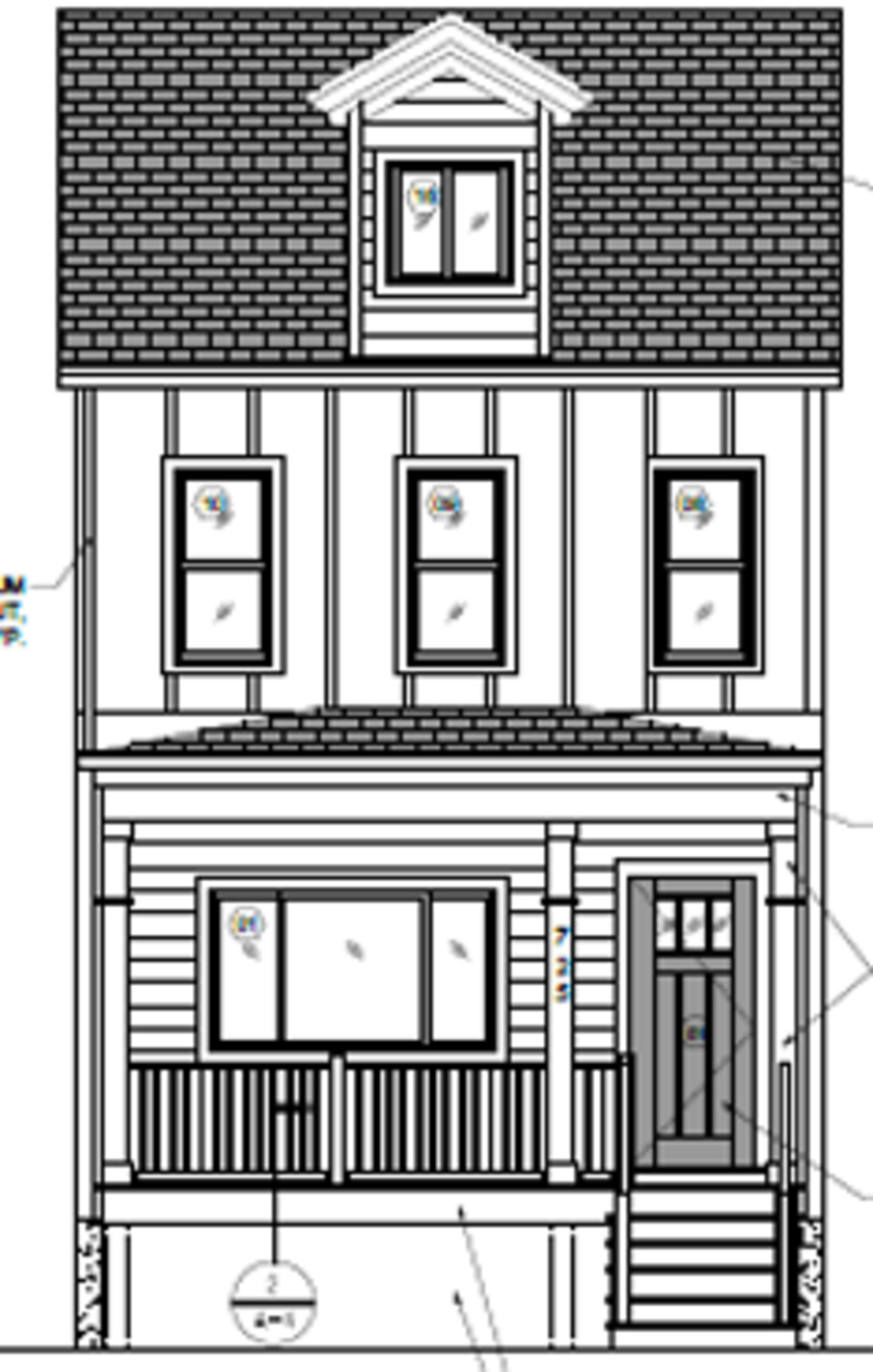 735 Excelsior Street facade drawing- property is coming soon