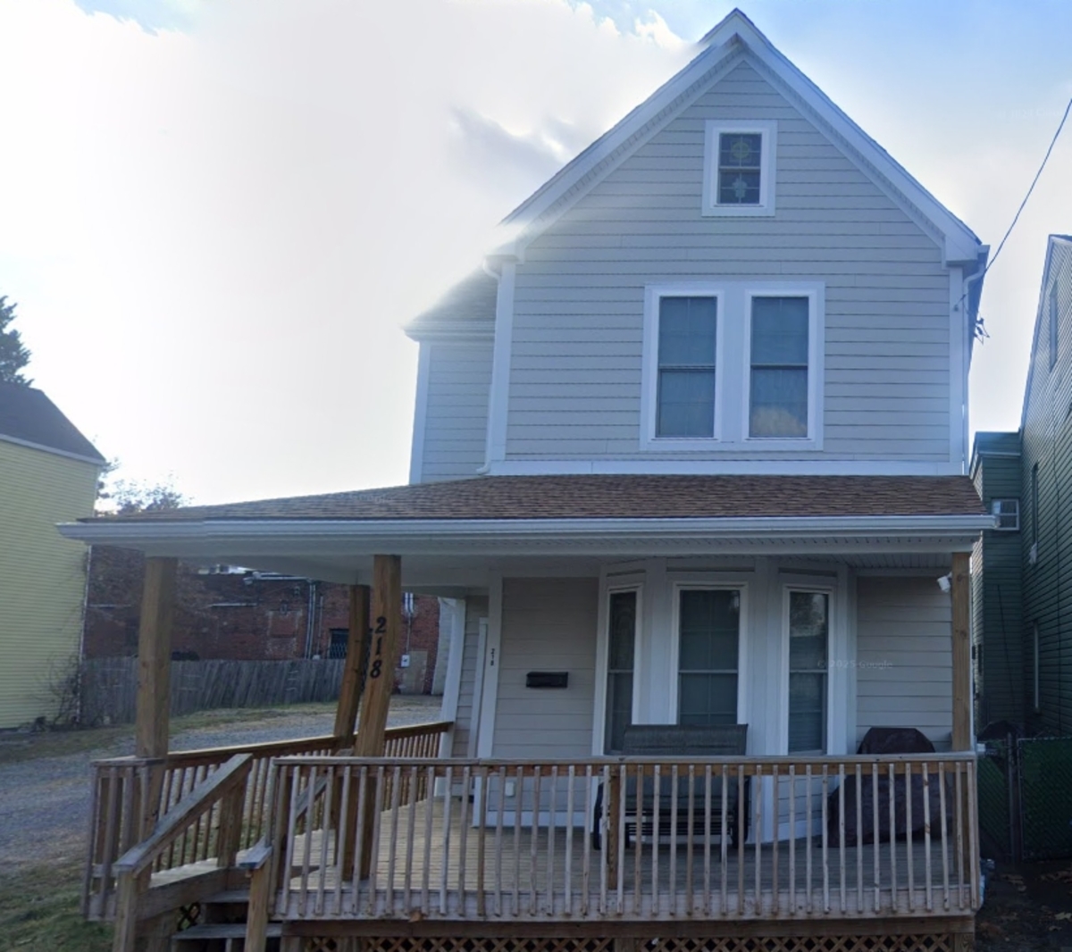 218 Mayflower Street. Property has been sold